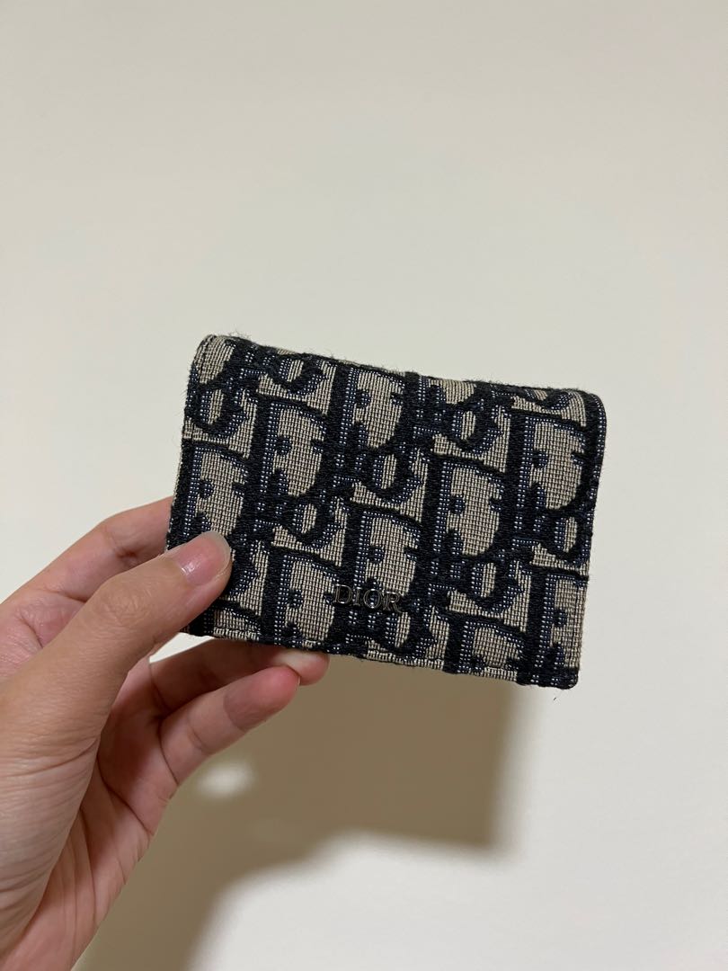 Dior business hotsell card holder