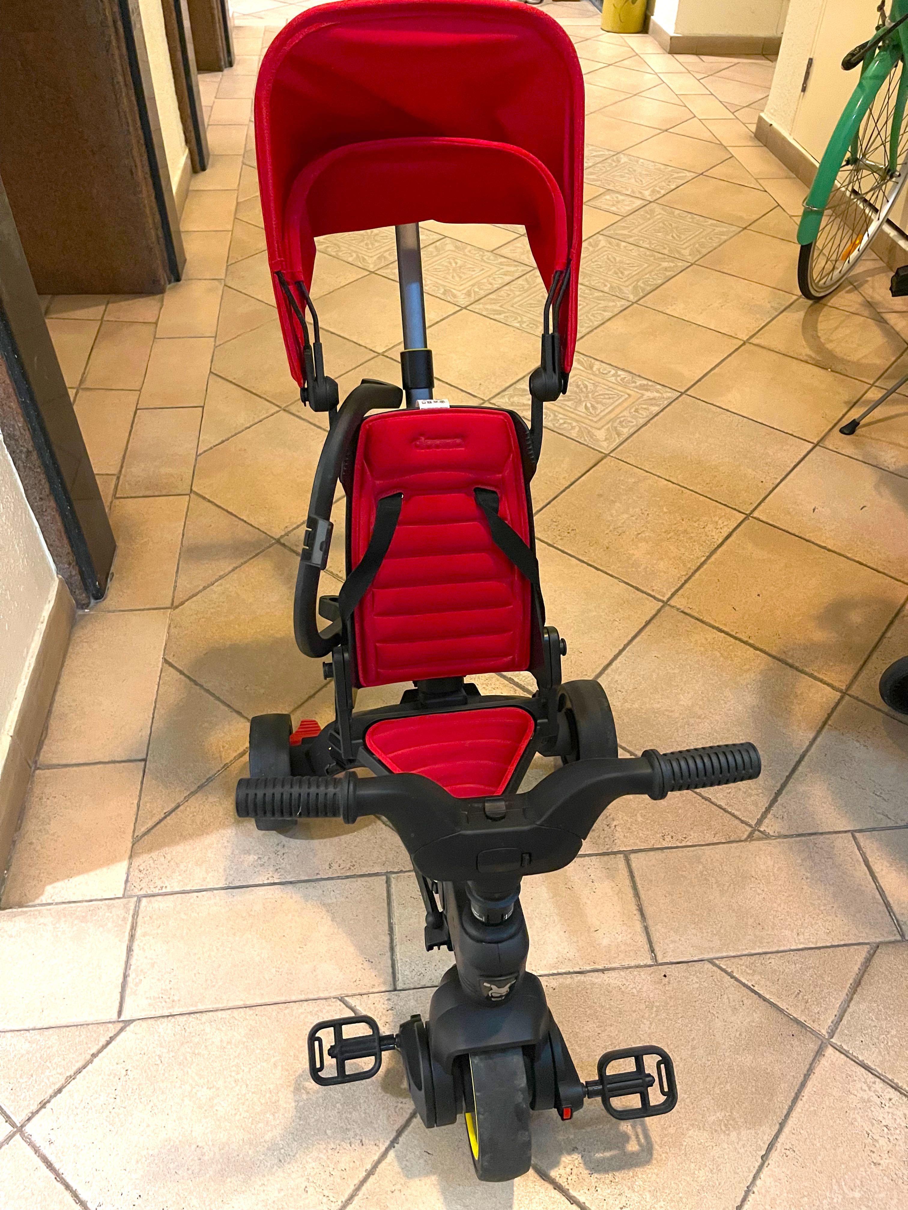 Doona trike Red foldable, Babies & Kids, Going Out, Strollers on Carousell