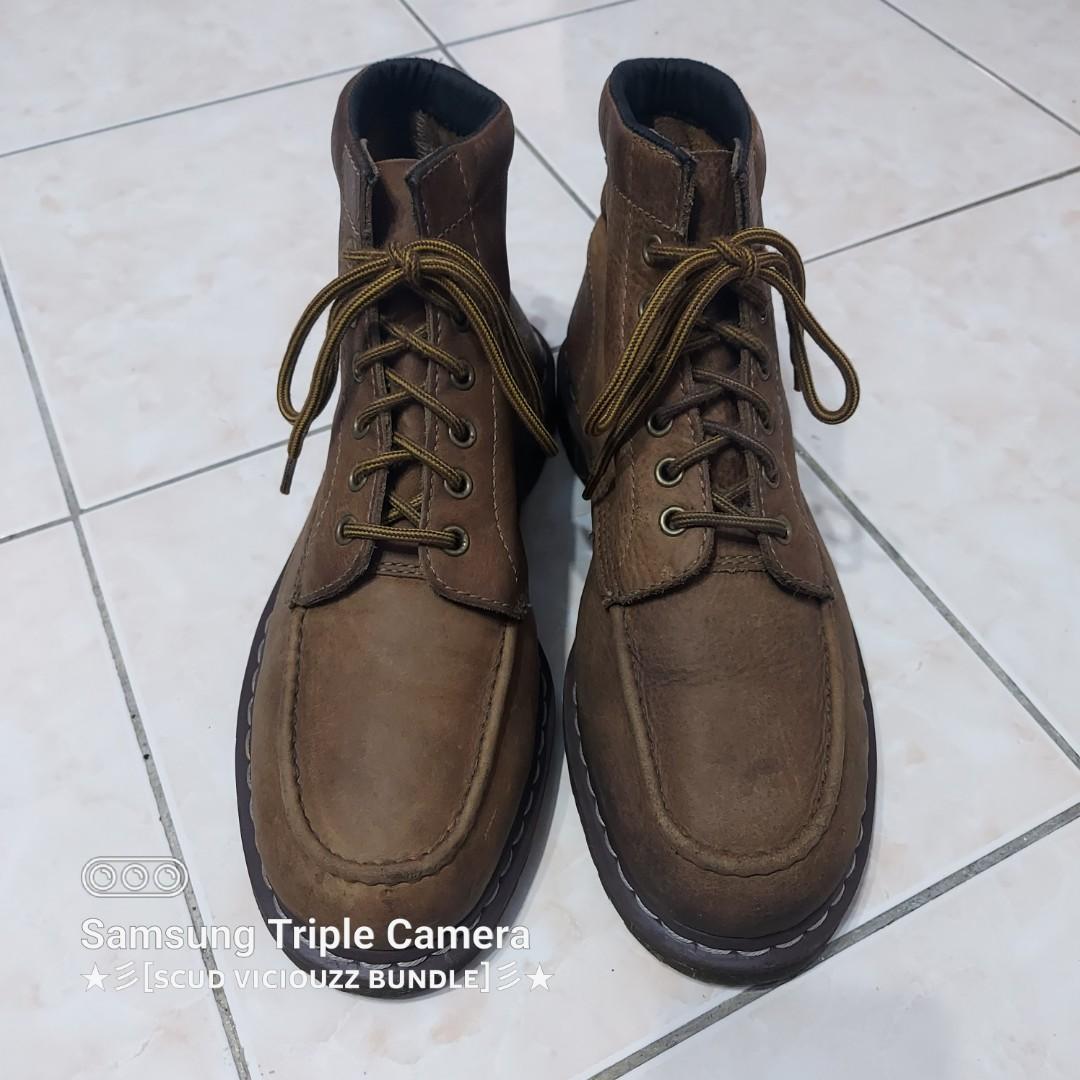 Dr Martens Moc Toe 9UK Men s Fashion Footwear Boots on Carousell