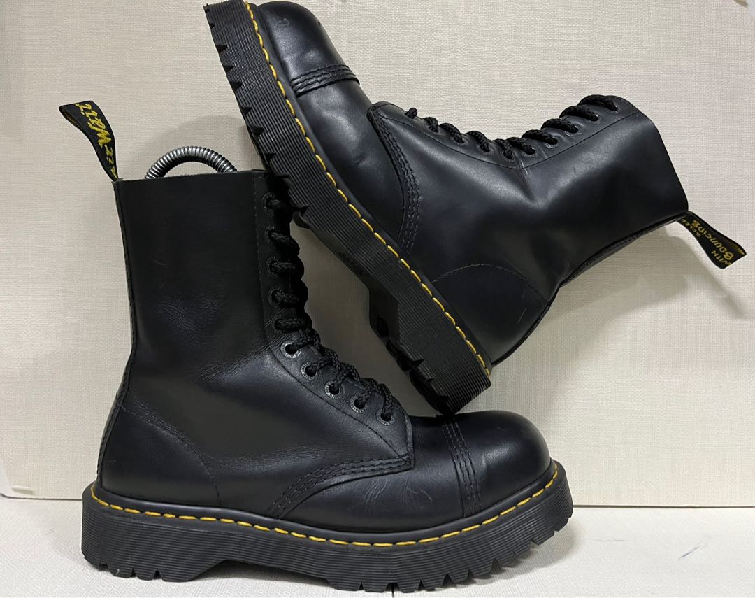 Dr martens steel toe boots clearance