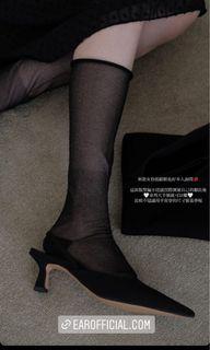 ear studio 低跟女伶尖頭鞋（二手）