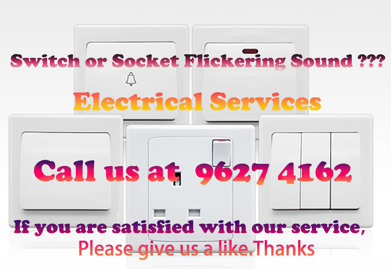 Maintain services ,Electrical services ,Repair wire ,led light , Socket