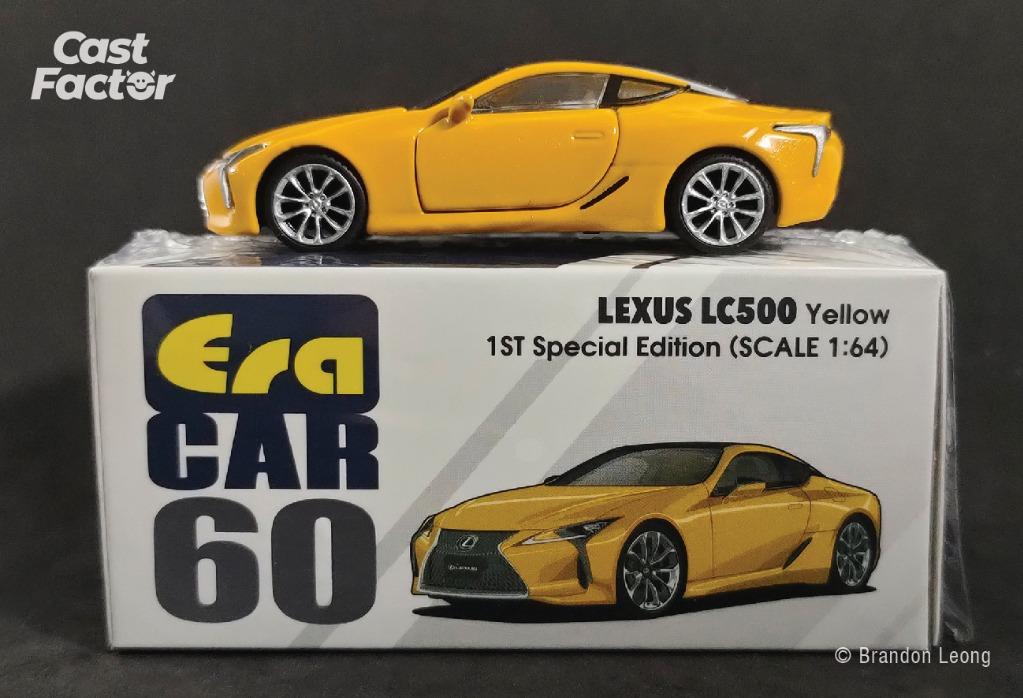 Era Car 1:64 Lexus LC500 #60 Yellow (1st Special Edition), Hobbies