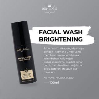 FACIAL WASH BRIGHTENING BENINGS SKINCARE SABUN CUCI MUKA BENING