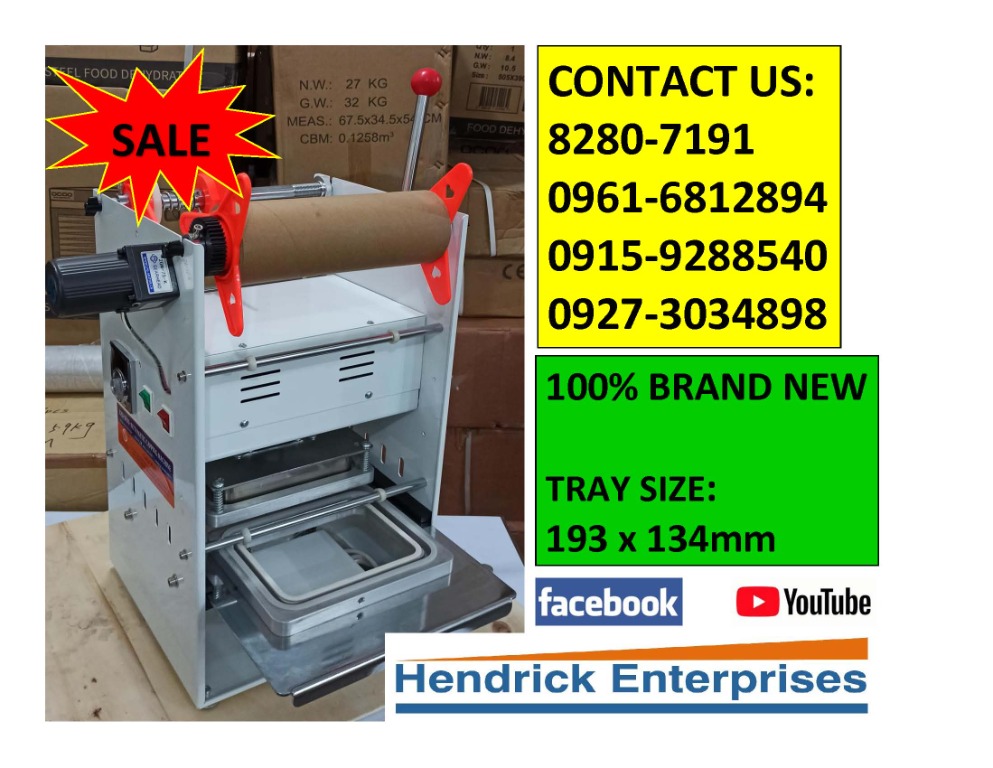 Food Tray Sealer Bento Box Sealer (NEW), Commercial & Industrial