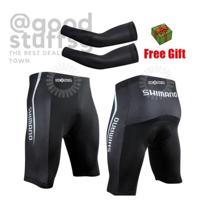 FREE SHIMANO Cycling Shorts Thick Cushion Sports Equipment Bicycles Parts Parts Accessories on Carousell