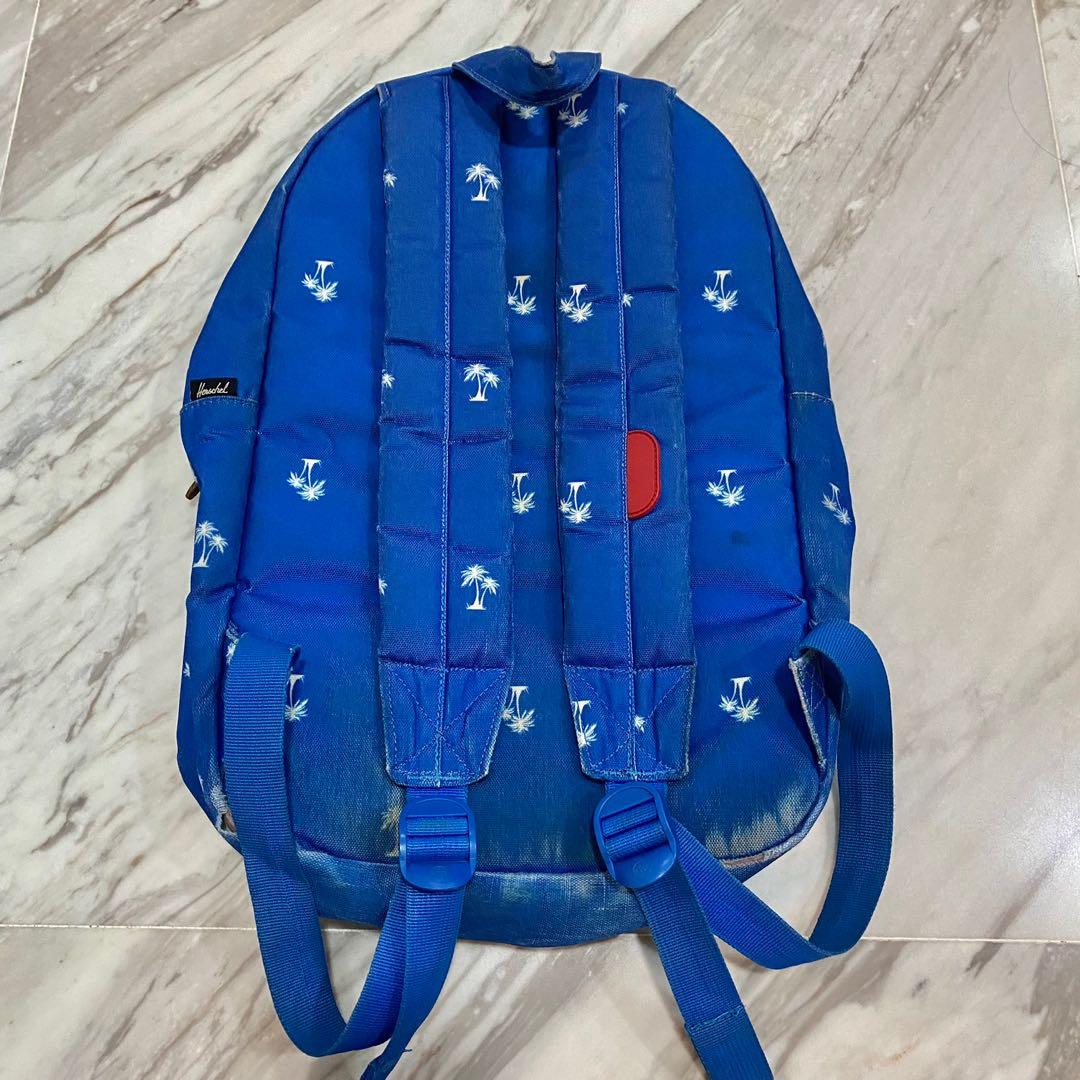 herschel backpack blue palm trees Free mail] Herschel Backpack, Men's Fashion, Bags, Backpacks on Carousell
