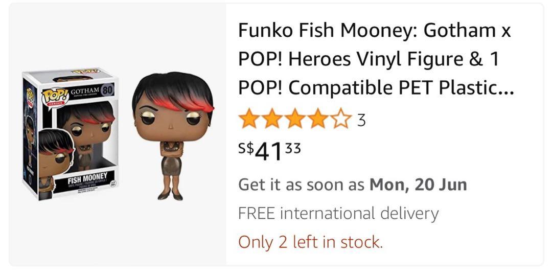 Fish mooney funko sales pop