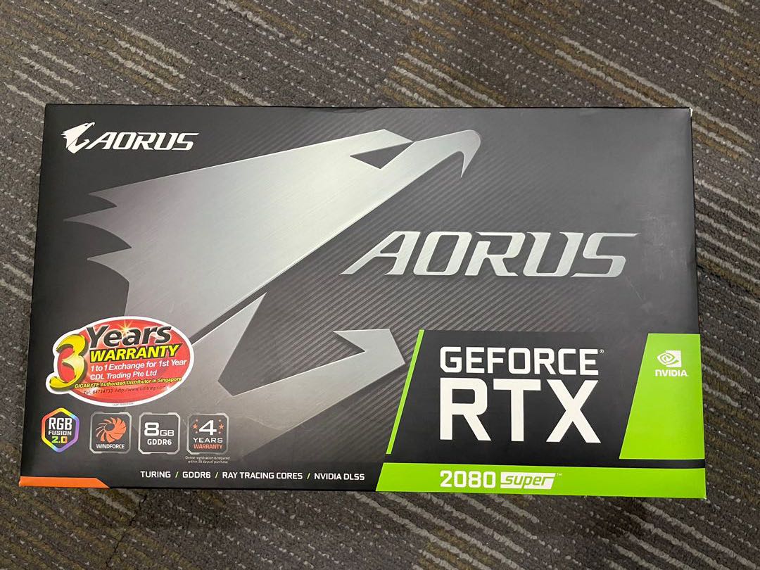 Gigabyte aorus geforce rtx 2080 super 8gb gddr6 outlet
