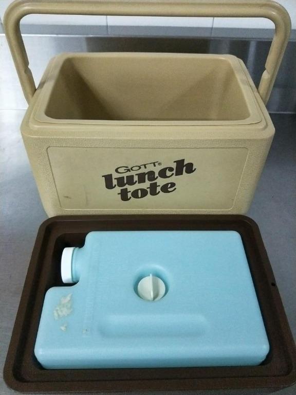 Gott Lunch Tote 6 Personal Cooler Ice Chest Box Model 1806 USA Vintage