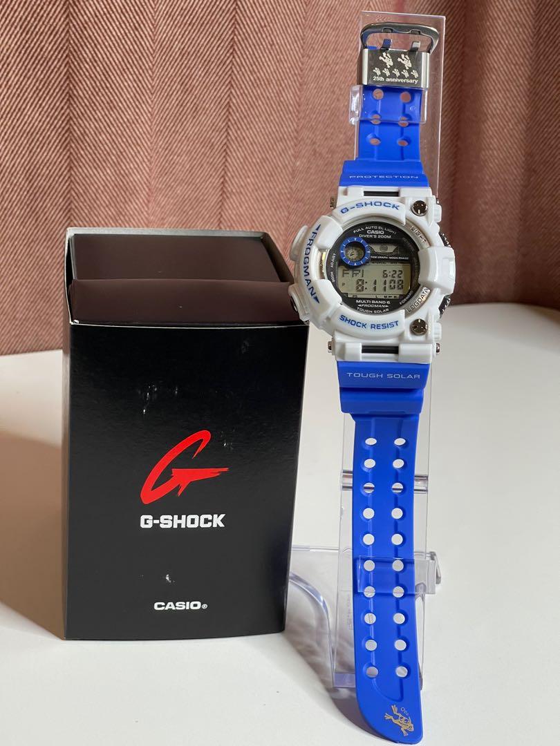 G SHOCK FROGMAN BIRU PUTIH Men s Fashion Watches Accessories