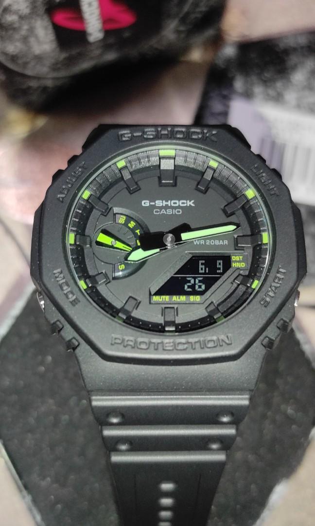Gshock TMJ NEON GREEN GA 2100 1A3DR