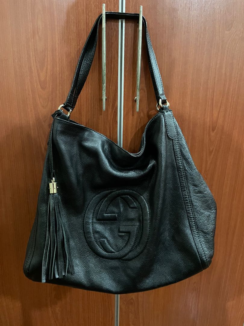 Gucci soho tote bag black on sale