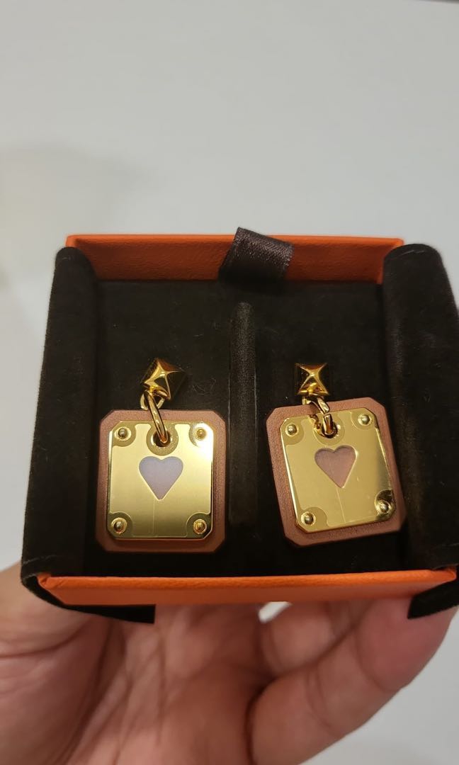 Hermès As de Coeur Earrings