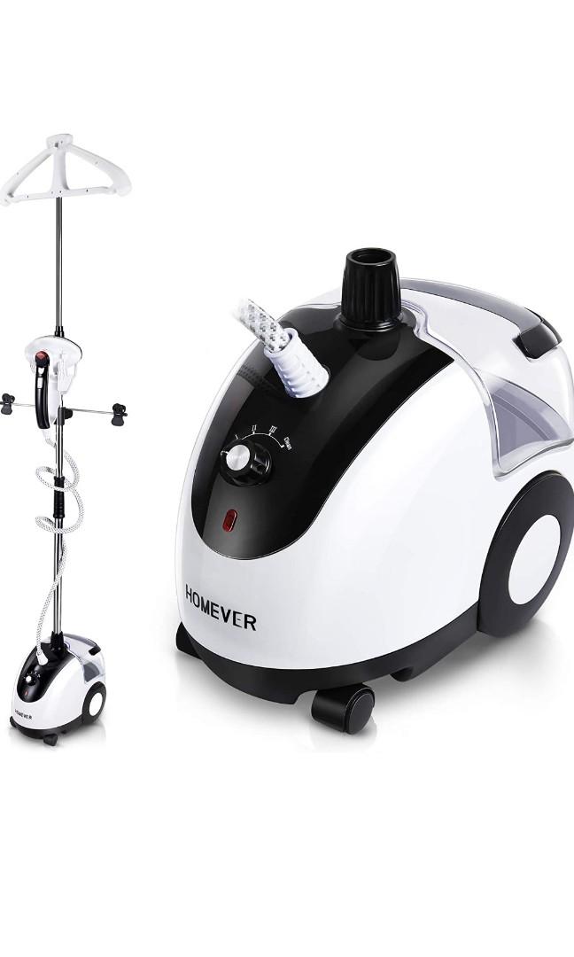 HOMEVER Steamer for Clothes, Upright Garment Steamer 25s Fast Heating