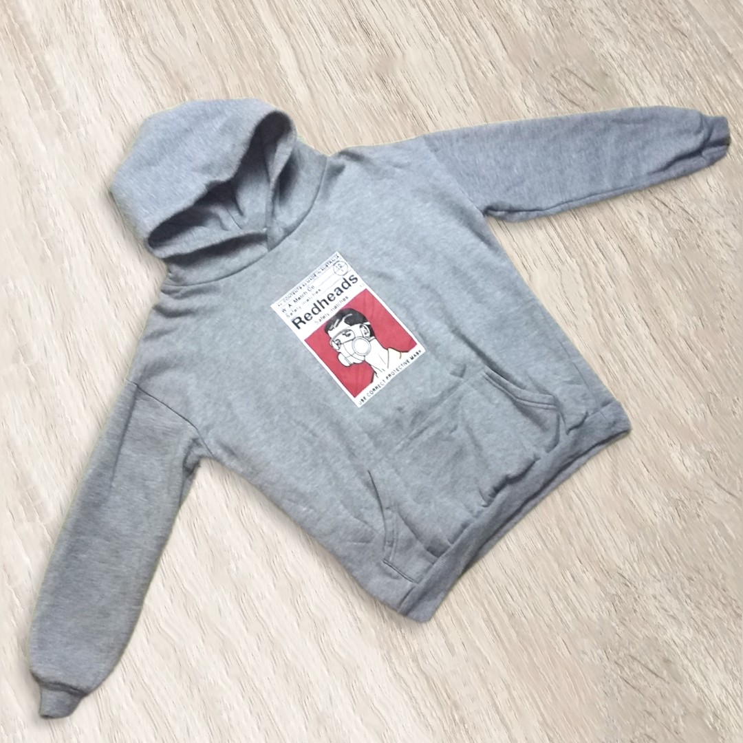 Hoodie cewek brand korea preloved bahan 