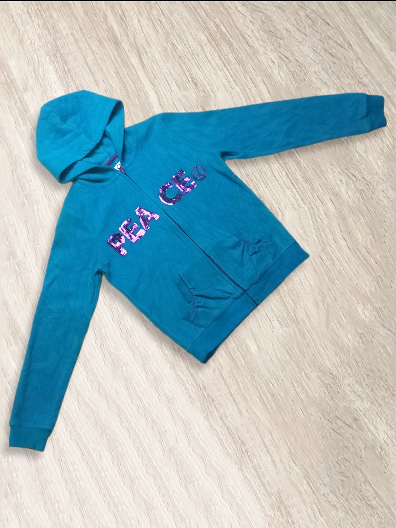 Hoodie cewek brand korea preloved bahan 
