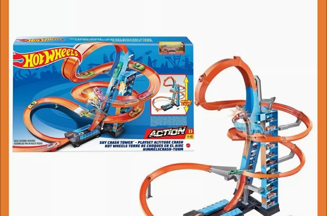 playset altitude crash hot wheels