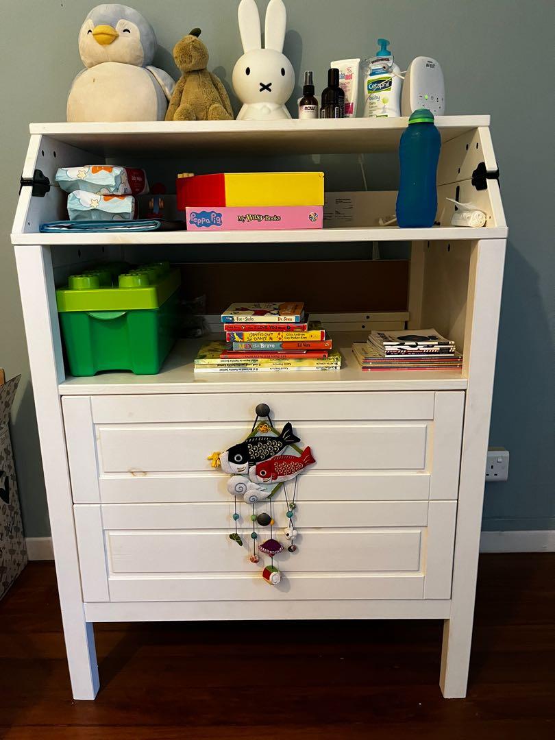 Ikea Changing Table, Furniture & Home Living, Furniture, Shelves