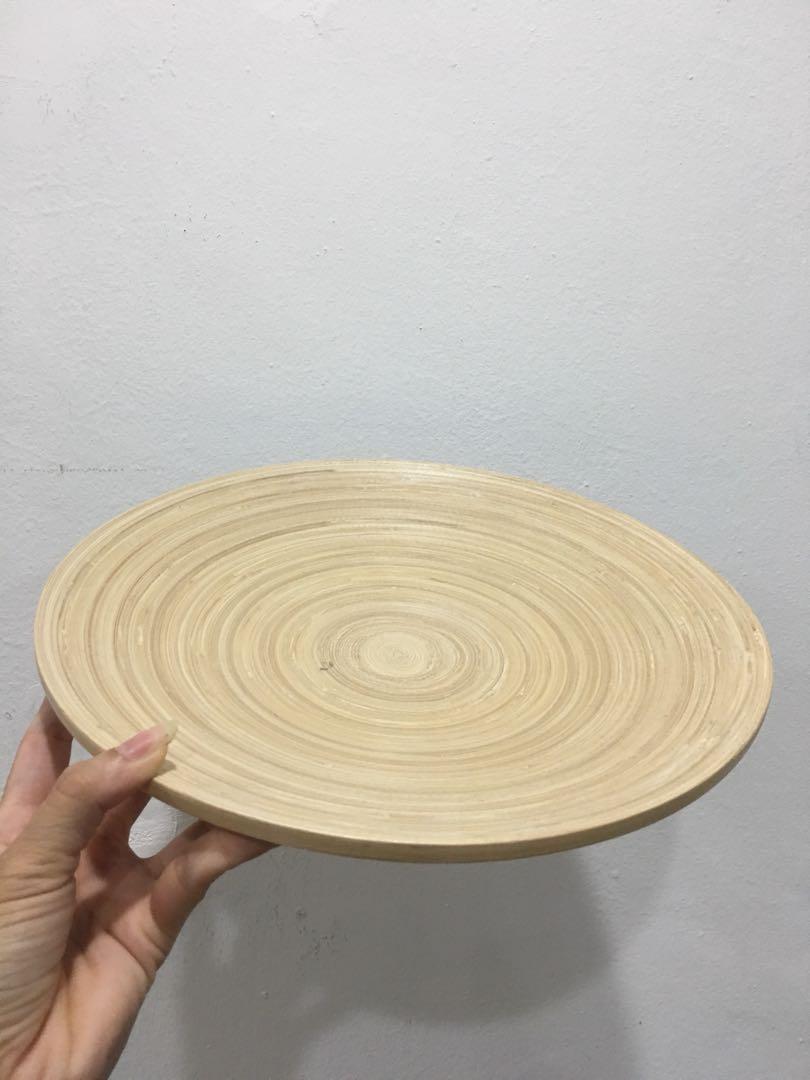 ikea wooden plate