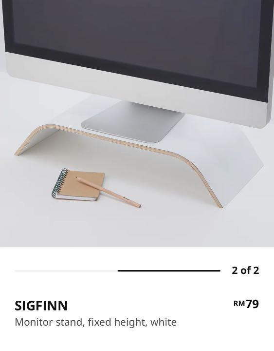 IKEA monitor stand SIGFINN, Computers & Tech, Parts & Accessories