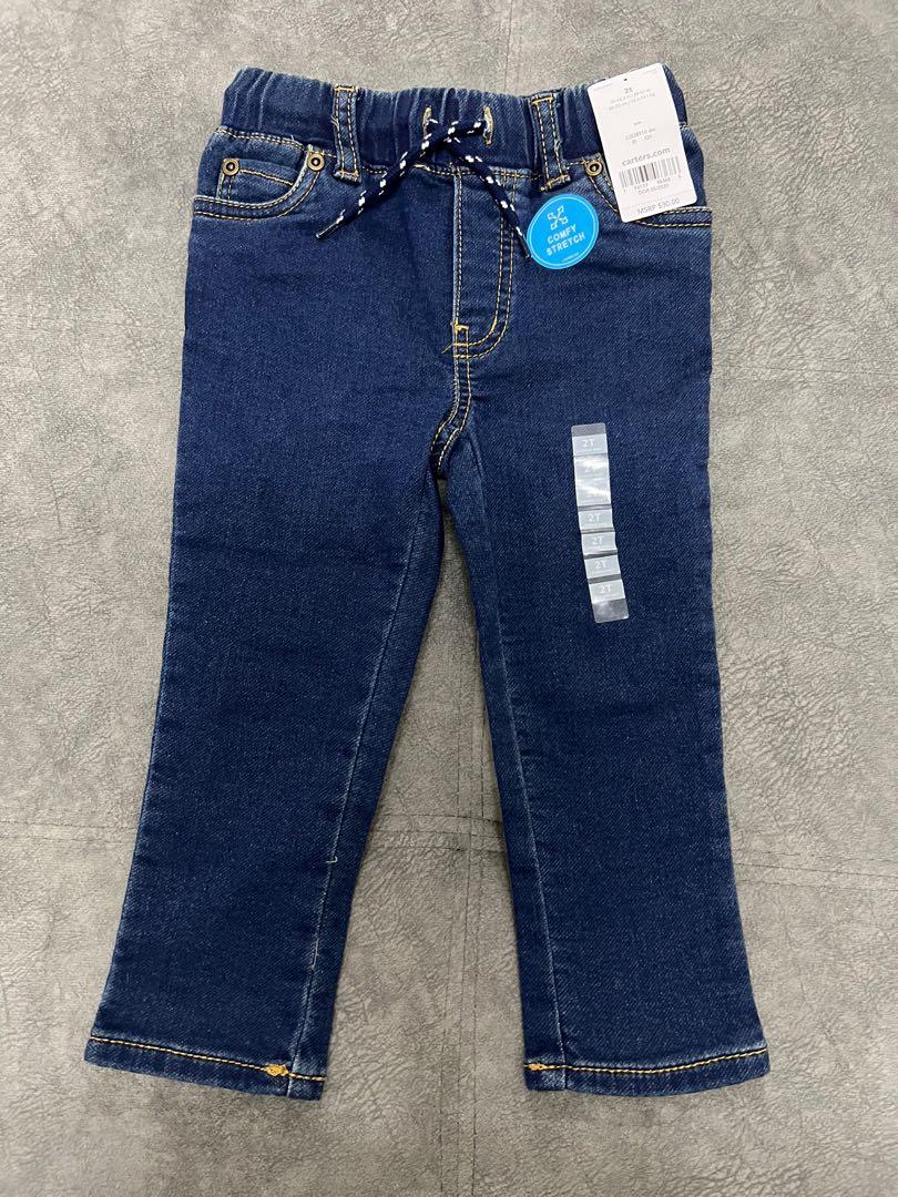 Carters pull on denim pants hotsell