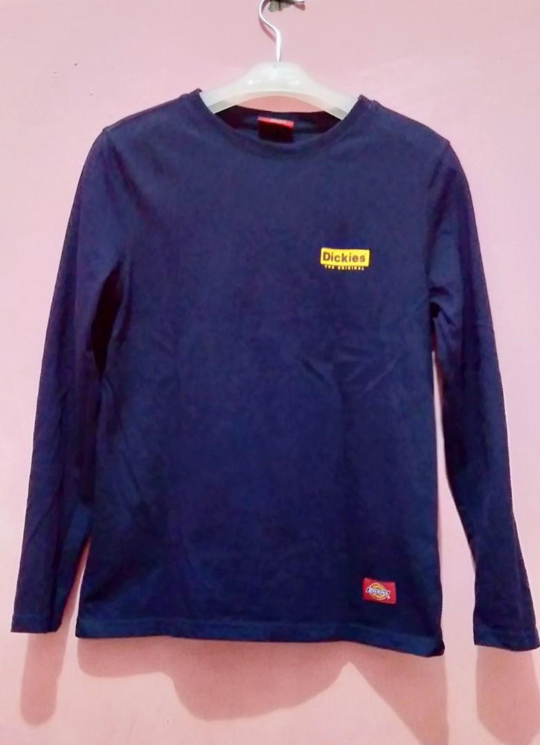 Kaos Dickies Long Sleeve Navy Like New 