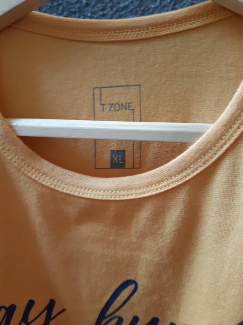 Kaos kuning merk Tzone