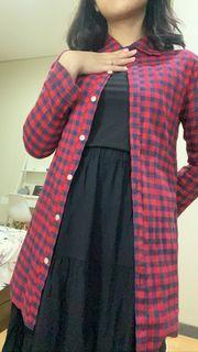 Kemeja Flanel Merah