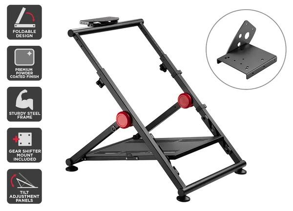 Kogan Foldable Racing Simulator Steering Wheel Stand, Computers & Tech ...