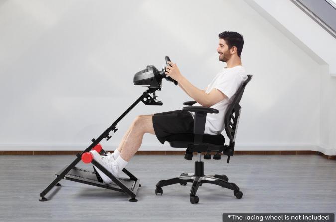 Kogan Foldable Racing Simulator Steering Wheel Stand, Computers & Tech ...