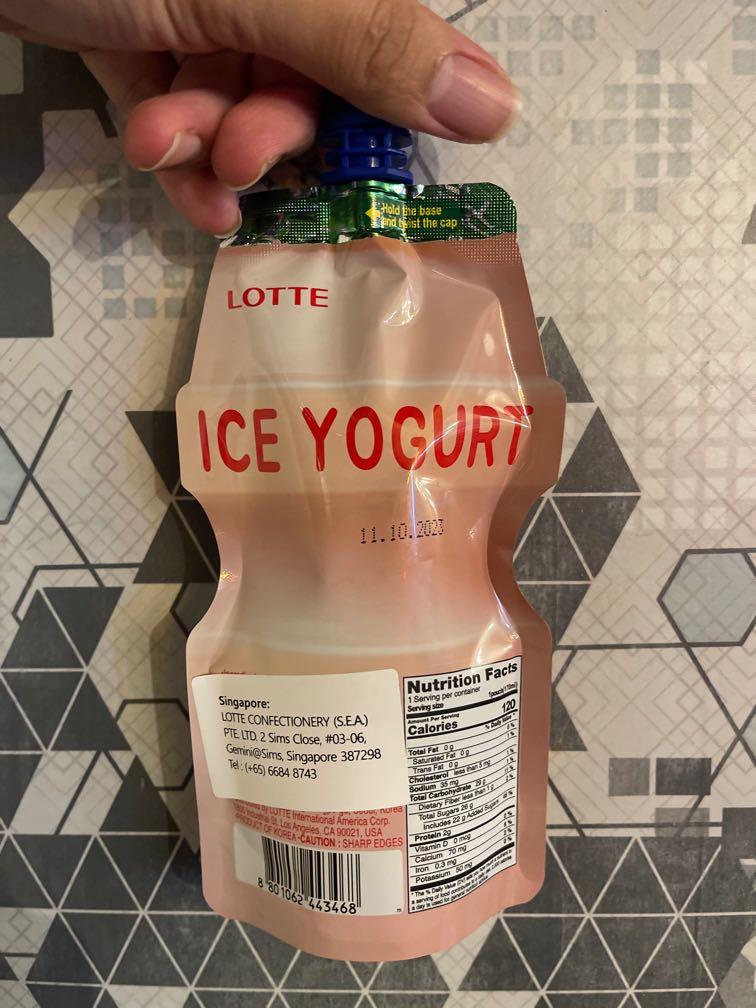 Korean Frozen Ice Yogurt, Food & Drinks, Beverages on Carousell