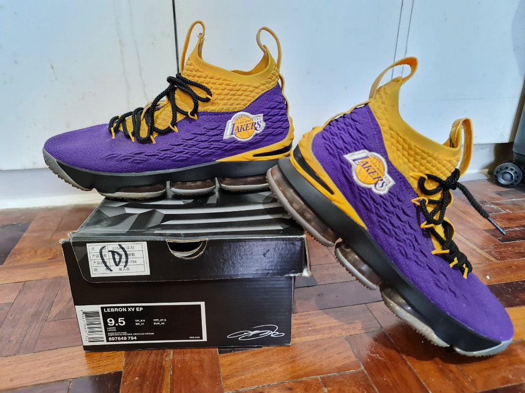 lebron 15 lakers shoes