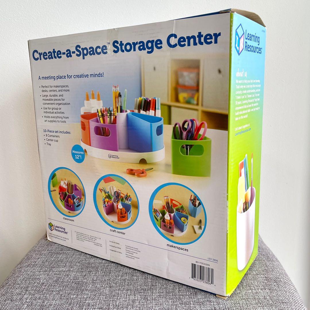 Learning Resources Create-a-Space Storage Center, 10 Piece set