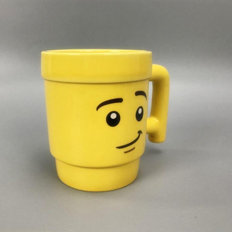 LEGO HEAD 3D CERAMIC MUG Furniture Home Living Kitchenware Tableware Dinnerware Cutlery on Carousell