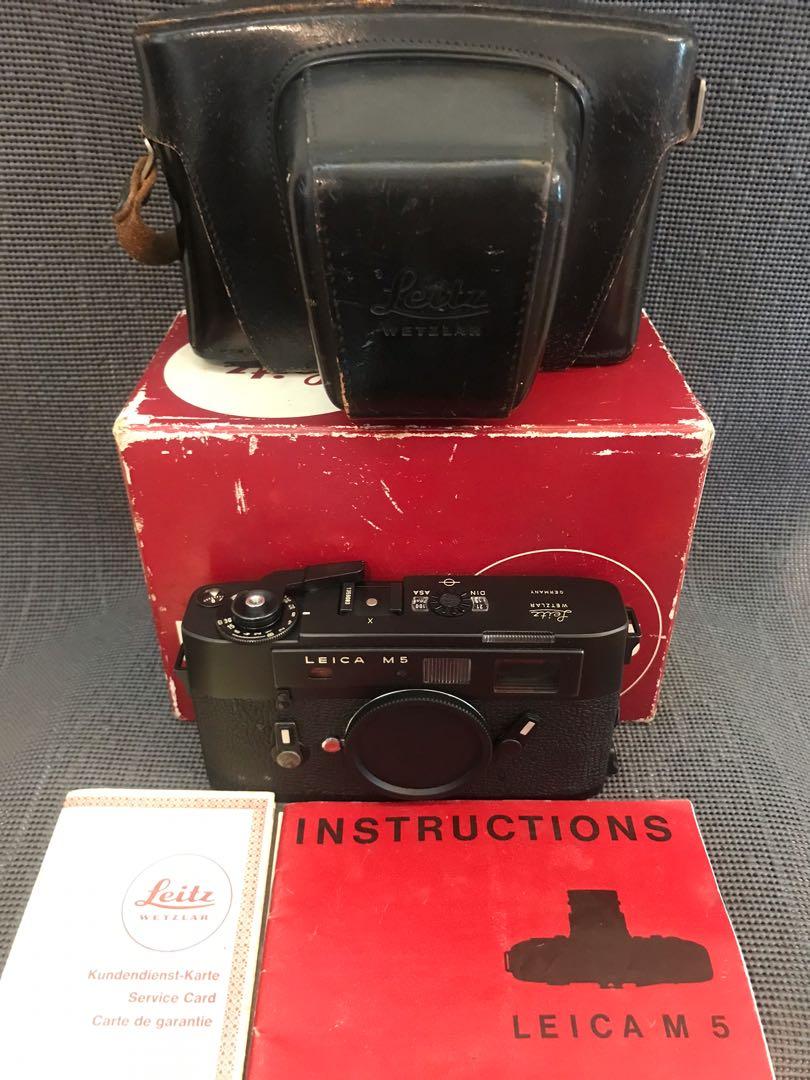 Leica M5 Full set, 攝影器材, 相機 Carousell