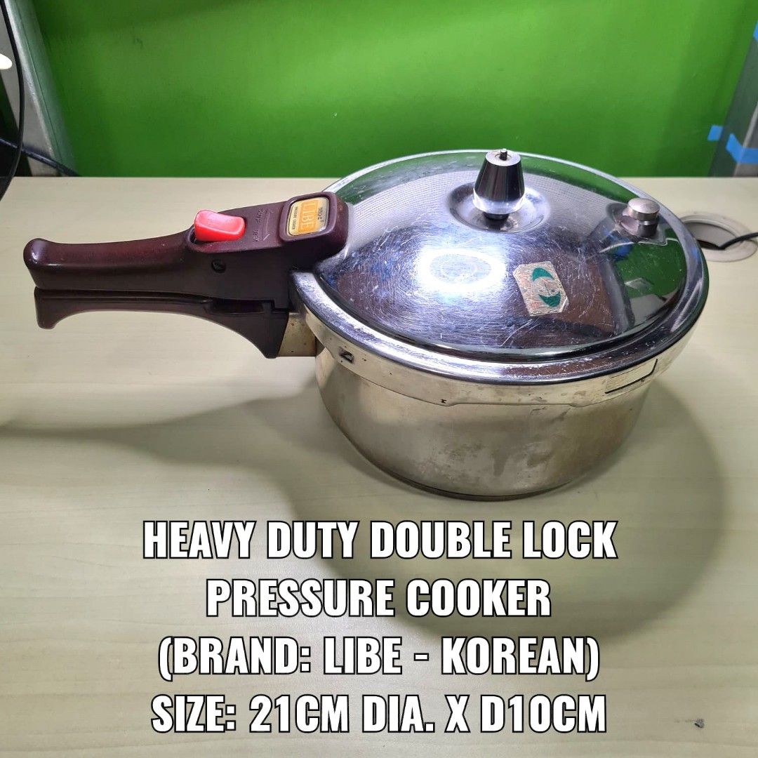 LIBE (KOREAN) PRESSURE COOKER W/ DOUBLE LOCK (ASIS), Furniture & Home