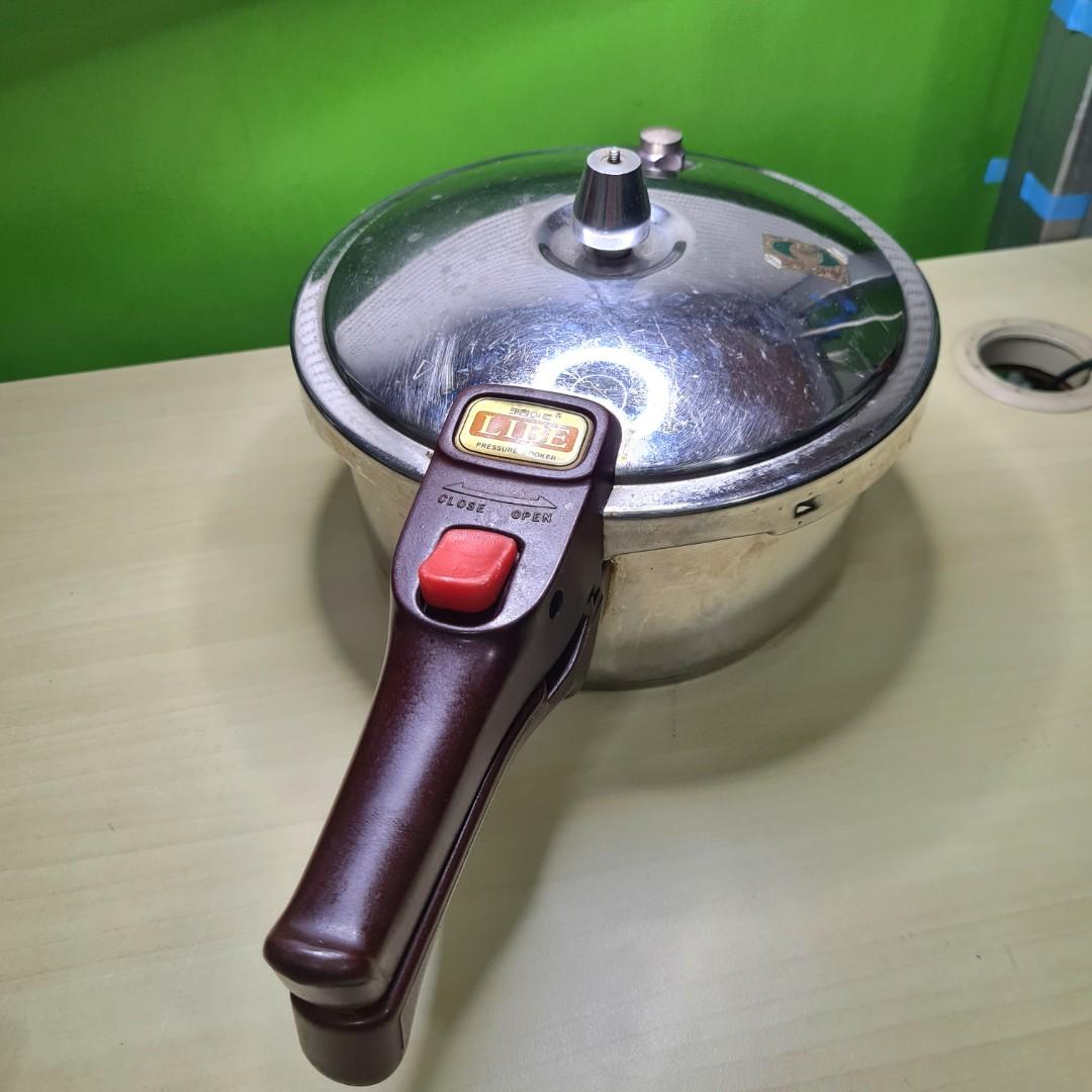 LIBE (KOREAN) PRESSURE COOKER W/ DOUBLE LOCK (ASIS), Furniture & Home