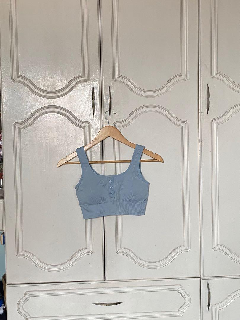 Light blue workout set, Women's Fashion, Activewear on Carousell