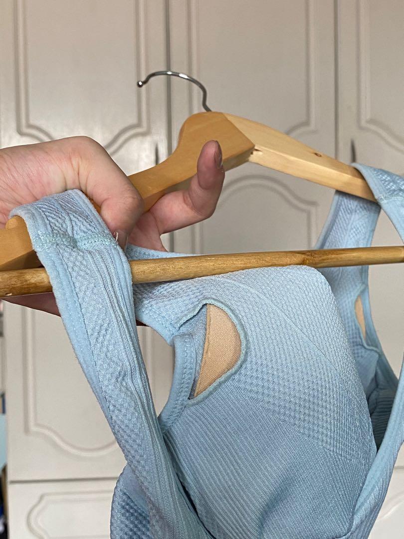 Light blue workout set, Women's Fashion, Activewear on Carousell