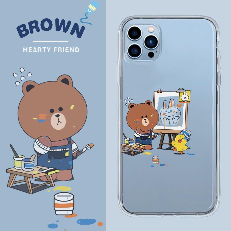 Line Friends 手機殼熊大兔兔電話套公仔保護殼iphone Case Choco Brown Sally 公告欄 Carousell