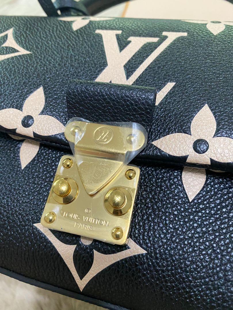Louis Vuitton Madeleine mm Bicolore Tourterelle Creme Monogram Empreinte