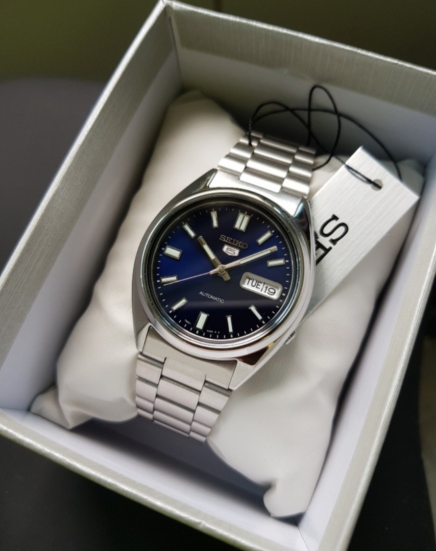 LOWEST PRICE Seiko 5 SNXS77 Blue Dial Automatic Men s Stainless