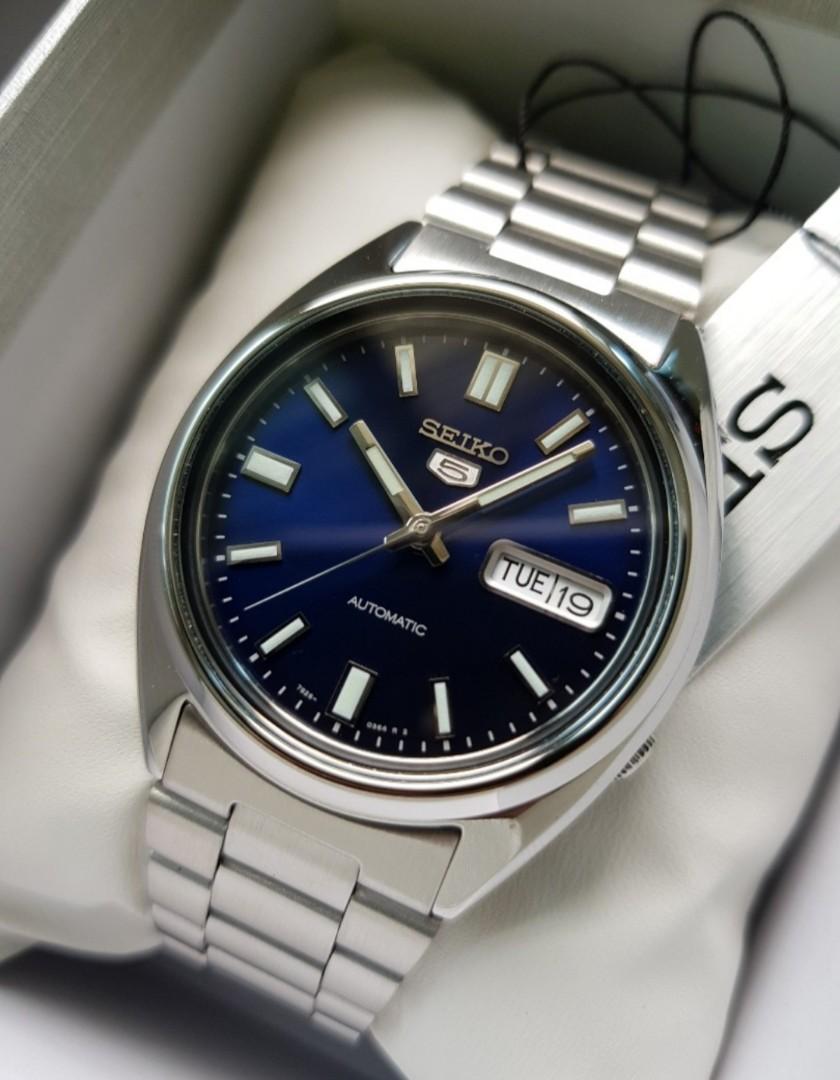 seiko 5 snxs77 blue