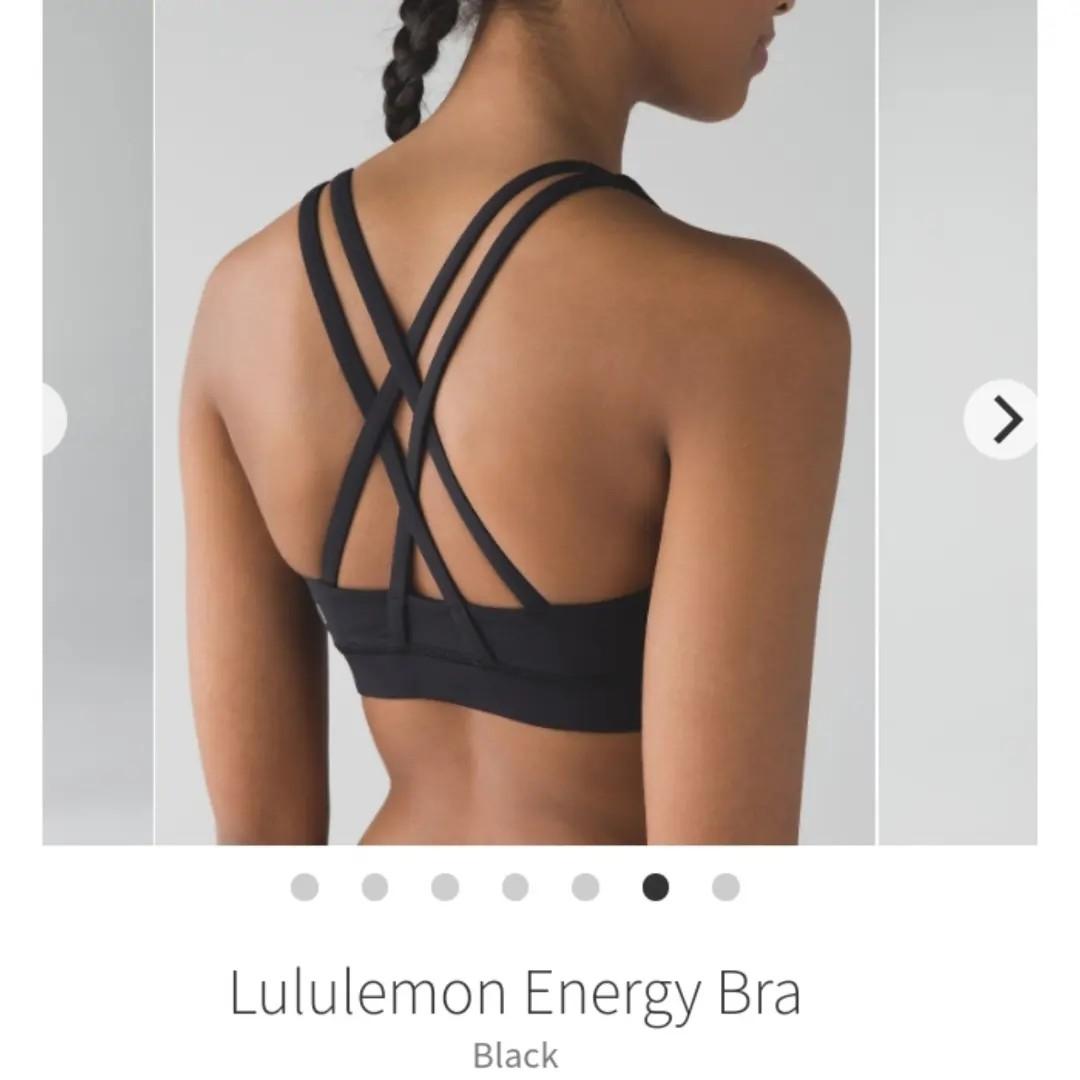 Lululemon energy bra (size 4), Women's Fashion, Activewear on