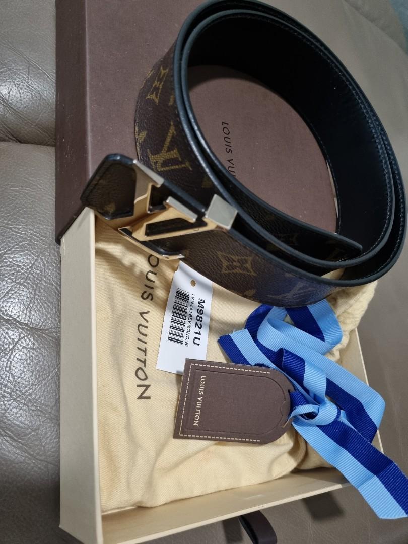 LV INITIALES 40MM REVERSIBLE Belt with original gift box Men s