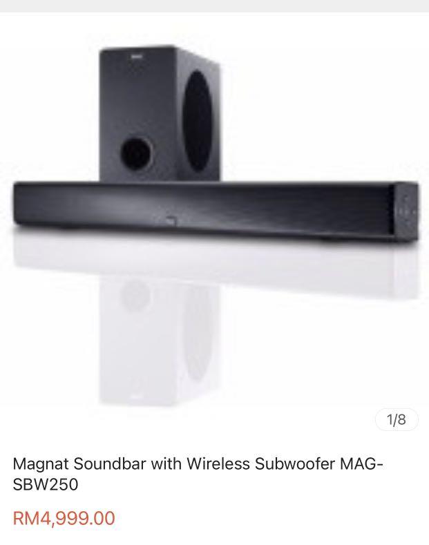 Magnat soundbar SBW 250 Audio Soundbars Speakers Amplifiers