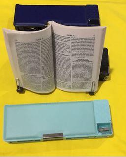 Magnetic Pencil Case with Book Stand - Brand New