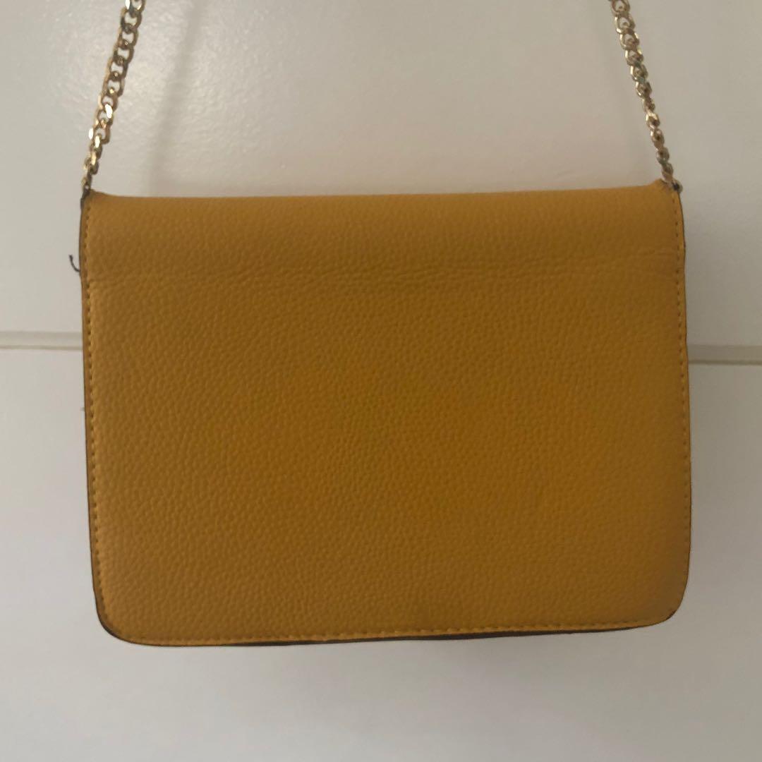 Mango Mustard Yellow Sling Bag Women s Fashion Bags Wallets Cross body Bags on Carousell