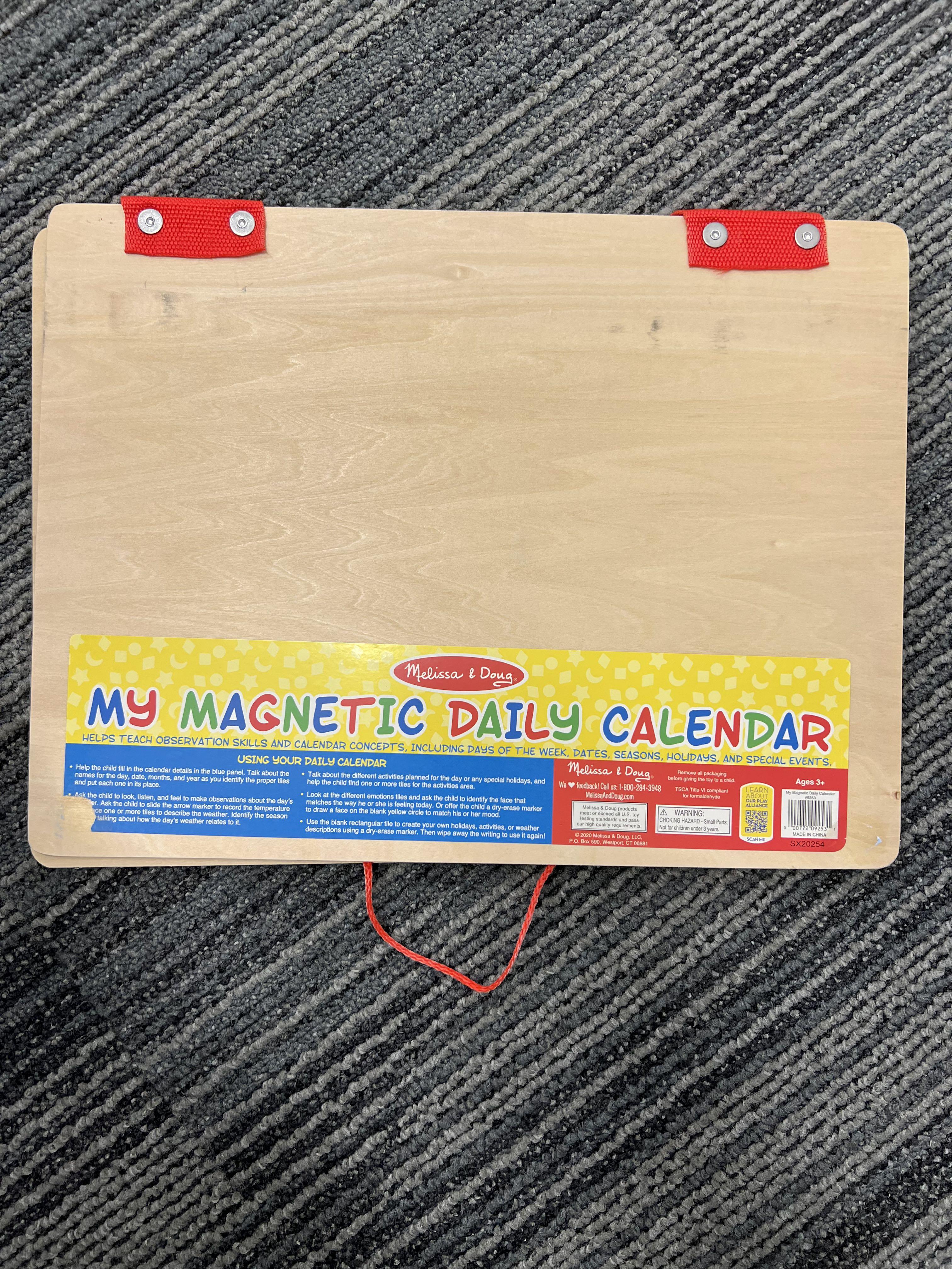 Melissa Doug My Daily Magnetic Calendar